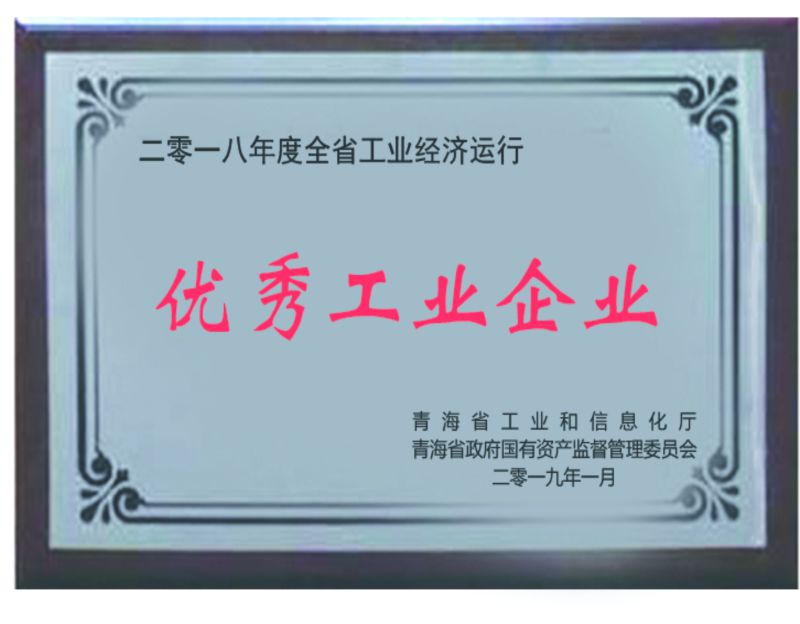 2018年度优良工业企业
