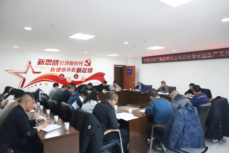 集团安委会召开2024年12月份安全出产工作例会