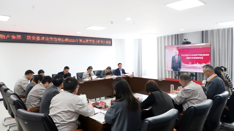 省森林舞会官网集团党委召开2025年第3次理论学习中心组学习（扩大）会