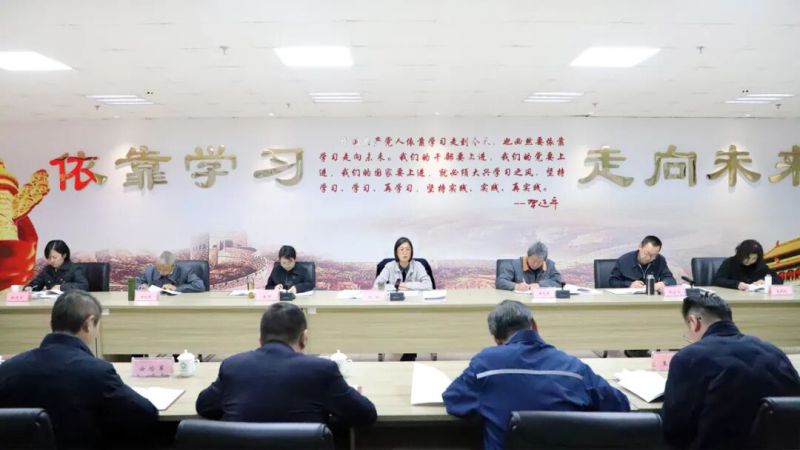 集团党委进行设置和践行正确政绩观学习教育念书班